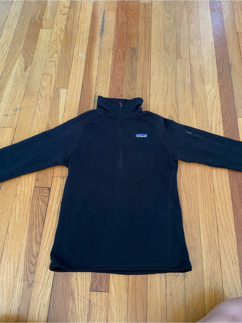 Patagonia Black Half-Zip Fleece Pullover